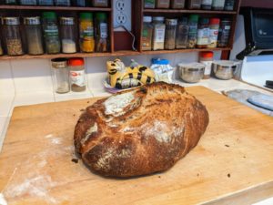 Homemade bread made by Spire employee Vinny Furia