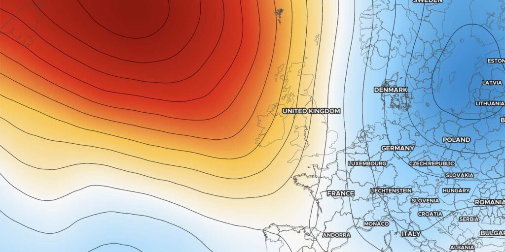 Power Generation Forecast weather map data