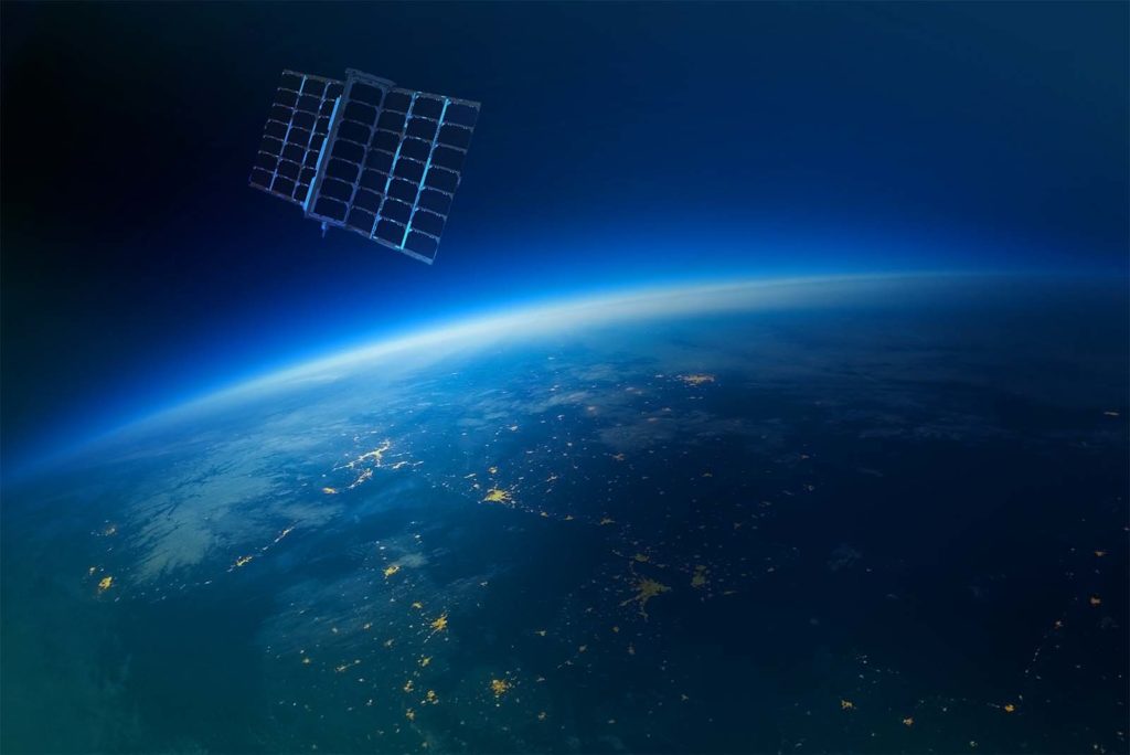 satellite in orbit