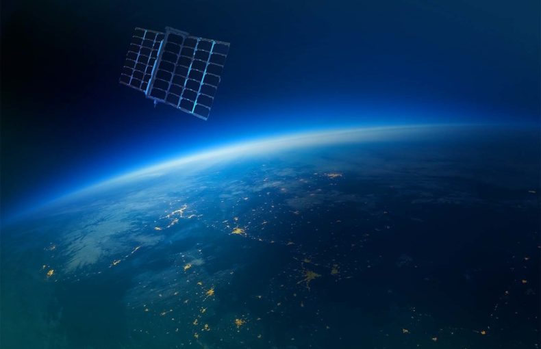 satellite in orbit